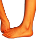 fingers around toes picture