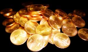 gold coins