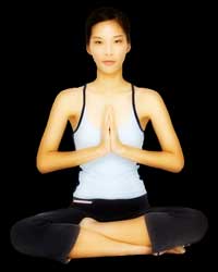 prayer pose