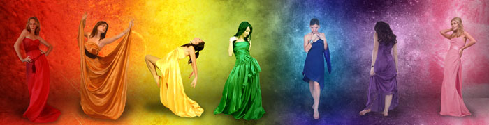rainbow dresses