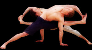 men doing yoga
