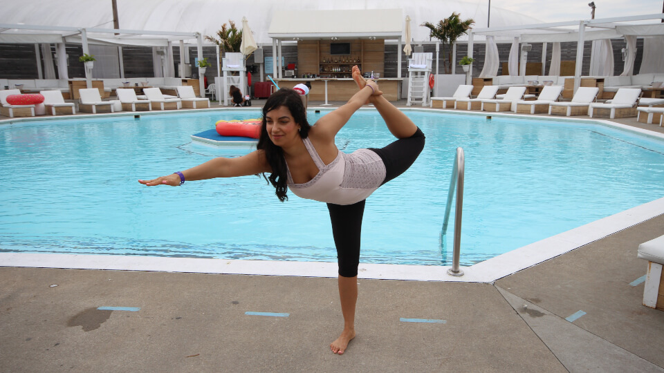 cabana pool bar yoga flow